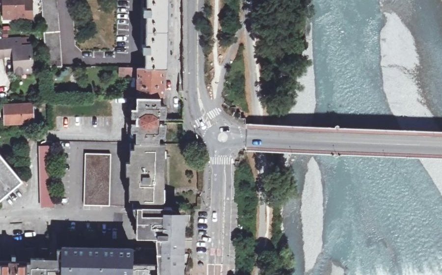 Vue aérienne du Mini-giratoire n°136464
