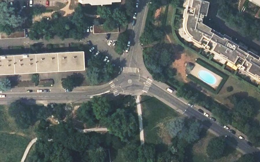 Vue aérienne du Mini-giratoire n°8876727