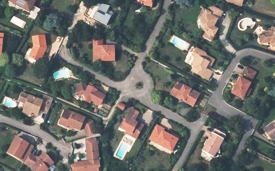 Vue aérienne du Mini-giratoire n°8901836