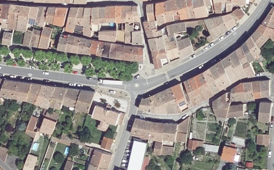 Vue aérienne du Mini-giratoire n°10465403