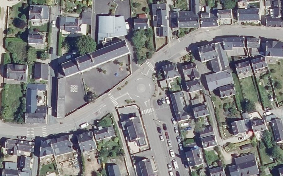 Vue aérienne du Mini-giratoire n°12124311