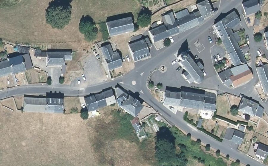 Vue aérienne du Mini-giratoire n°12158436