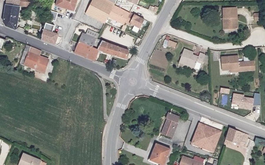Vue aérienne du Mini-giratoire n°20865089