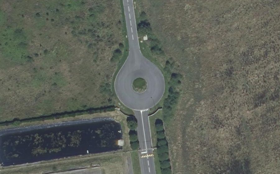 Vue aérienne du Rond-point anonyme n°1000208777