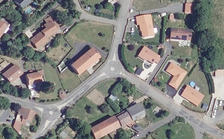 Vue aérienne du Mini-giratoire n°25306513