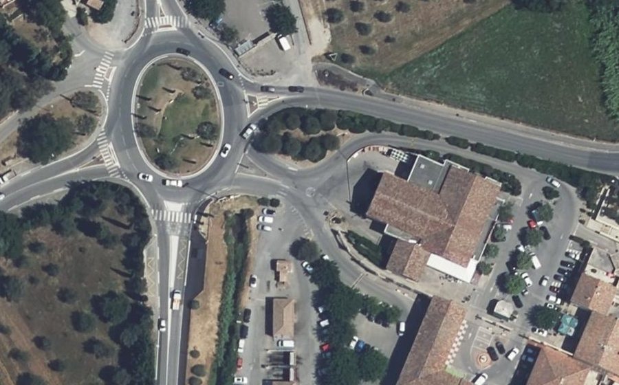 Vue aérienne du Mini-giratoire n°25671722