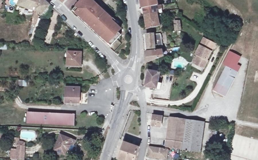 Vue aérienne du Mini-giratoire n°26237836