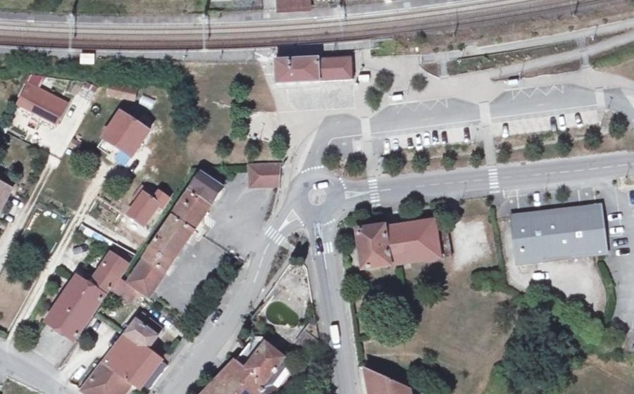 Vue aérienne du Mini-giratoire n°26237846
