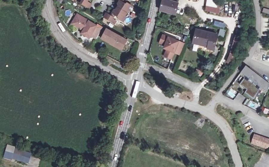 Vue aérienne du Mini-giratoire n°26361359