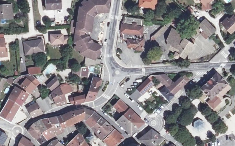 Vue aérienne du Mini-giratoire n°26361454