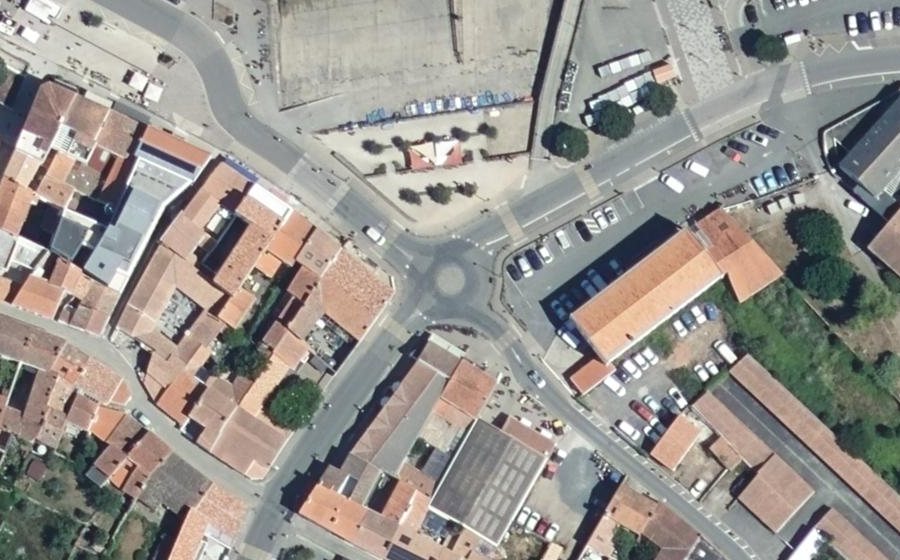 Vue aérienne du Mini-giratoire n°26752999