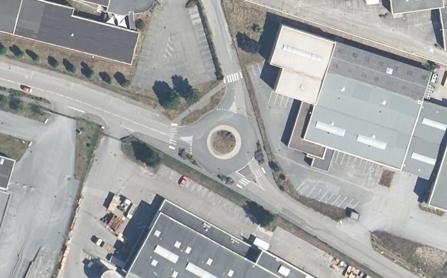 Vue aérienne du Route de Bussy