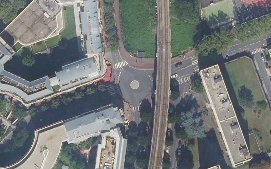 Vue aérienne du Mini-giratoire n°30677755
