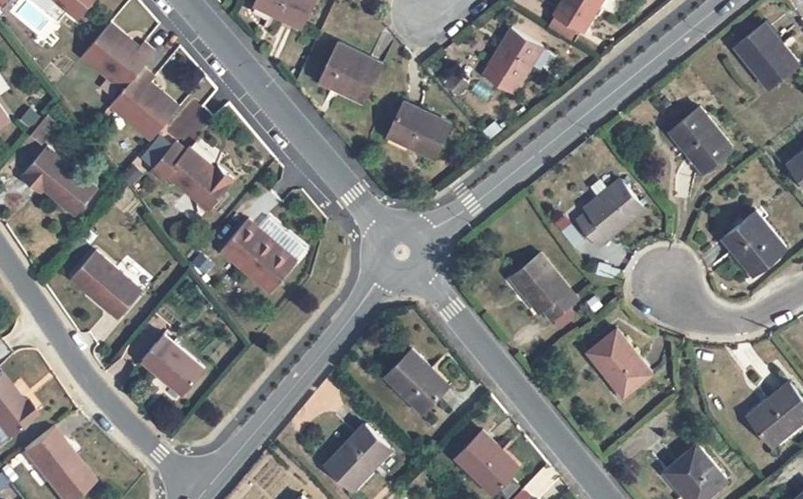 Vue aérienne du Mini-giratoire n°31369710