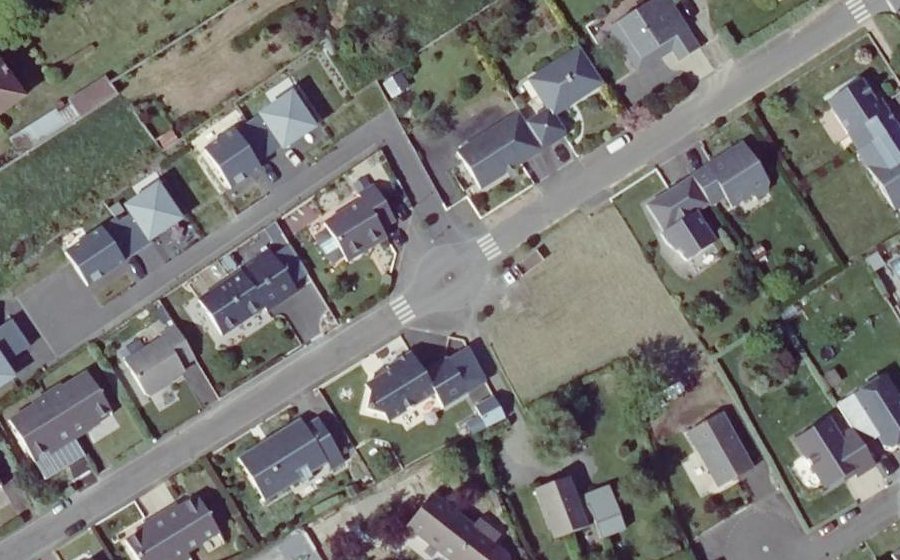Vue aérienne du Mini-giratoire n°34080907