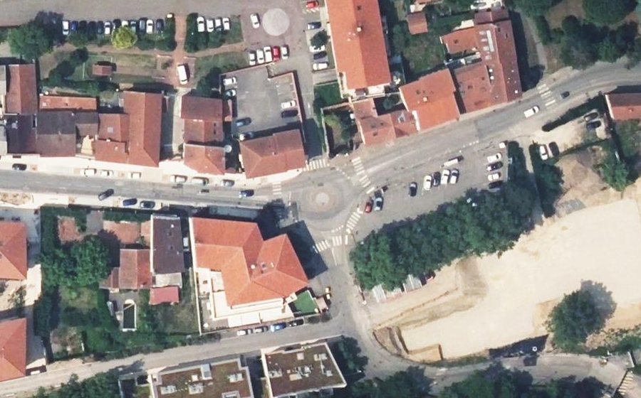 Vue aérienne du Mini-giratoire n°36635451