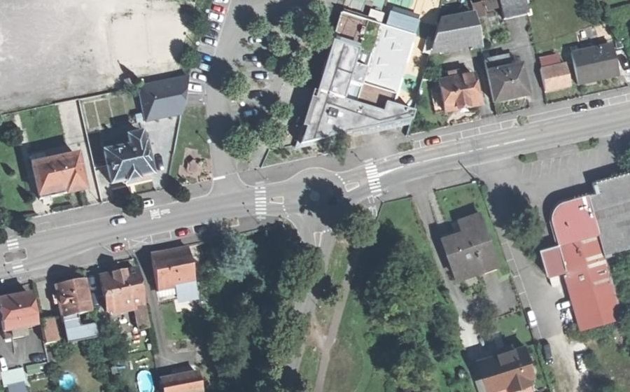 Vue aérienne du Mini-giratoire n°42416348