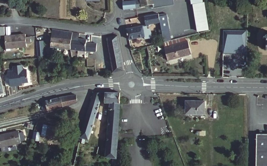 Vue aérienne du Mini-giratoire n°51528851