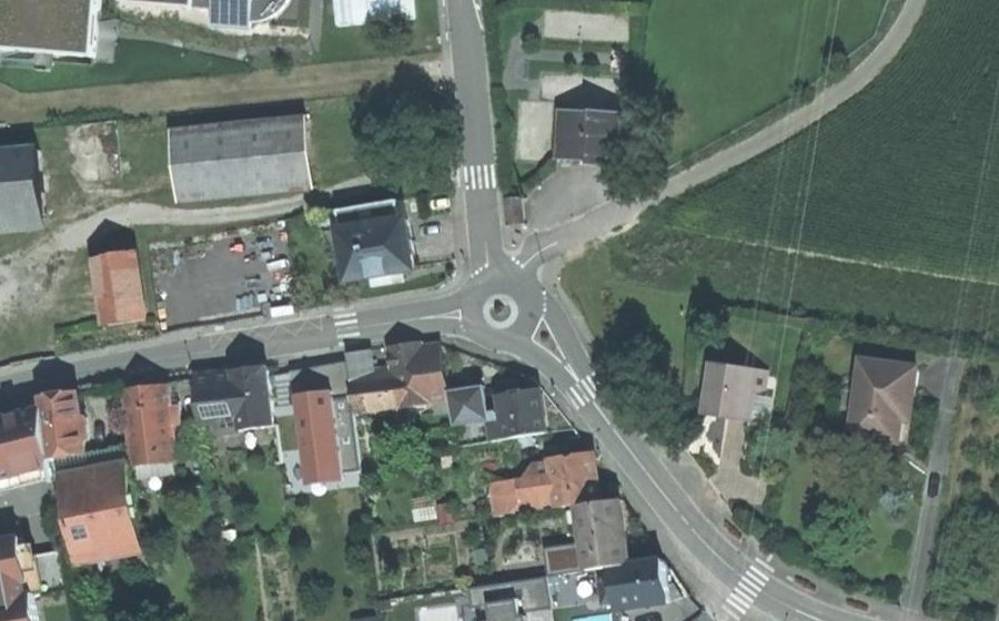 Vue aérienne du Mini-giratoire n°62020149