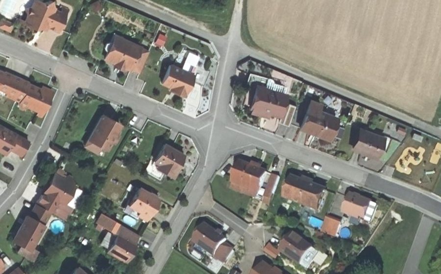 Vue aérienne du Mini-giratoire n°71547886