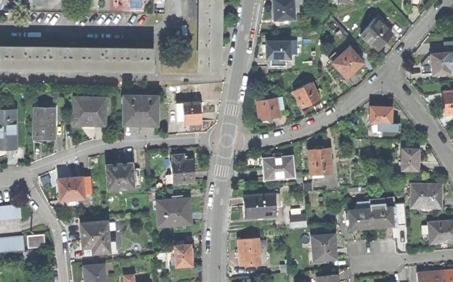 Vue aérienne du Mini-giratoire n°74170452