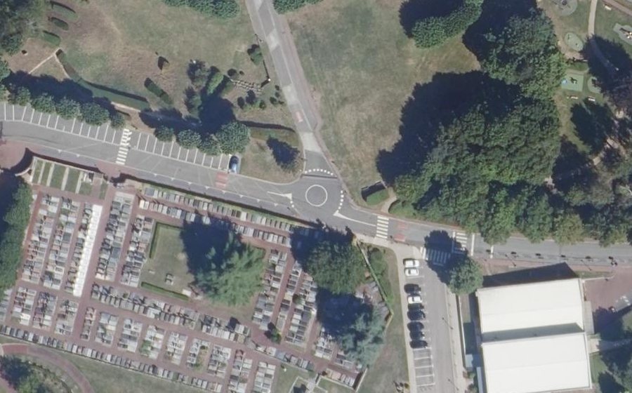 Vue aérienne du Mini-giratoire n°86035747