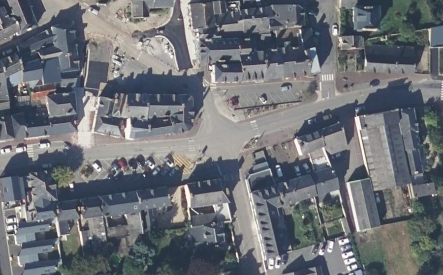 Vue aérienne du Mini-giratoire n°91572611