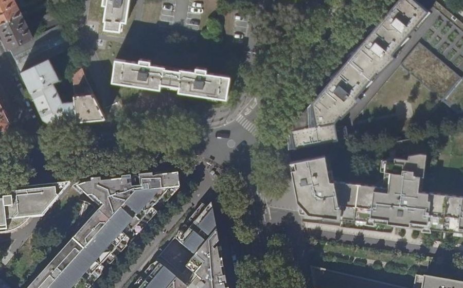 Vue aérienne du Mini-giratoire n°100323030