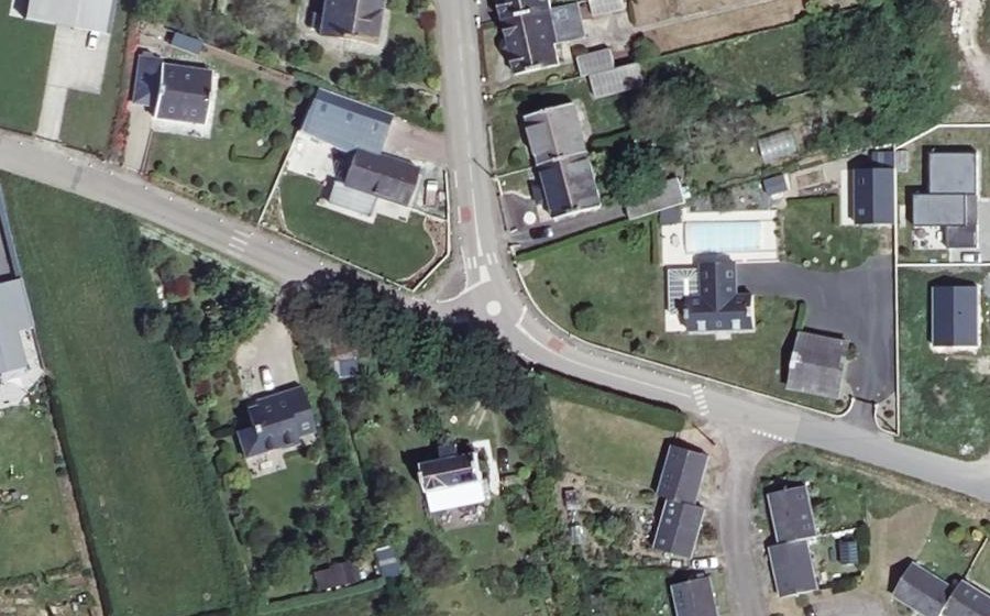 Vue aérienne du Mini-giratoire n°122476420