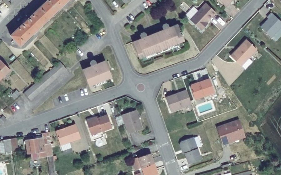 Vue aérienne du Mini-giratoire n°130370064