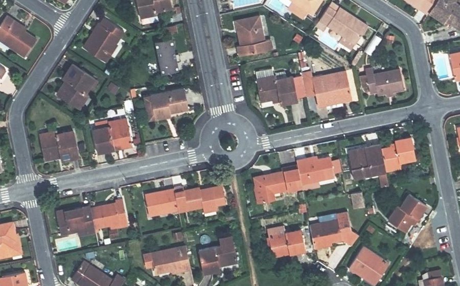 Vue aérienne du Rue François Cevert