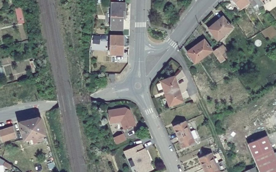 Vue aérienne du Mini-giratoire n°177010153