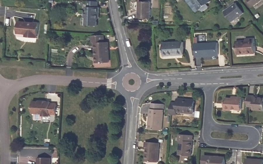 Vue aérienne du Avenue Jacques Prévert