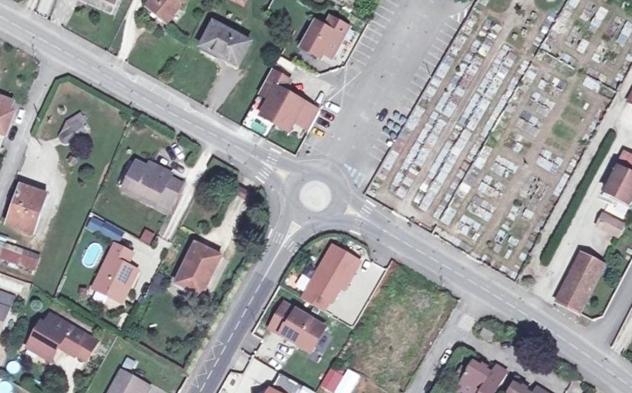 Vue aérienne du Mini-giratoire n°188416991