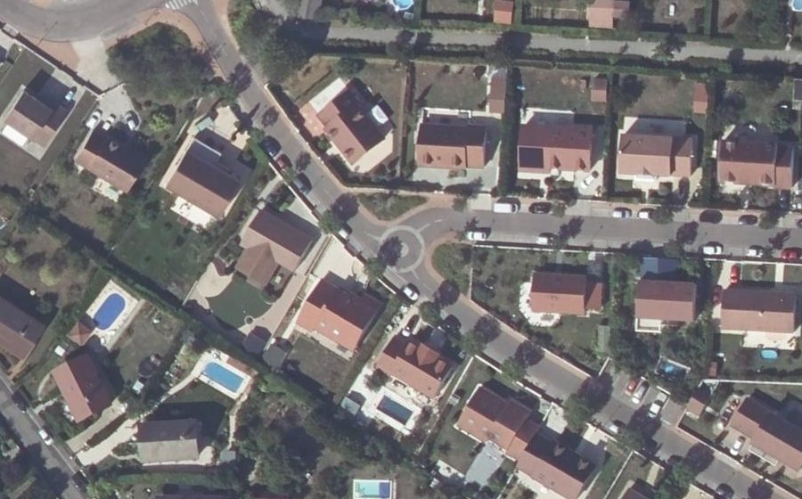 Vue aérienne du Mini-giratoire n°205398020