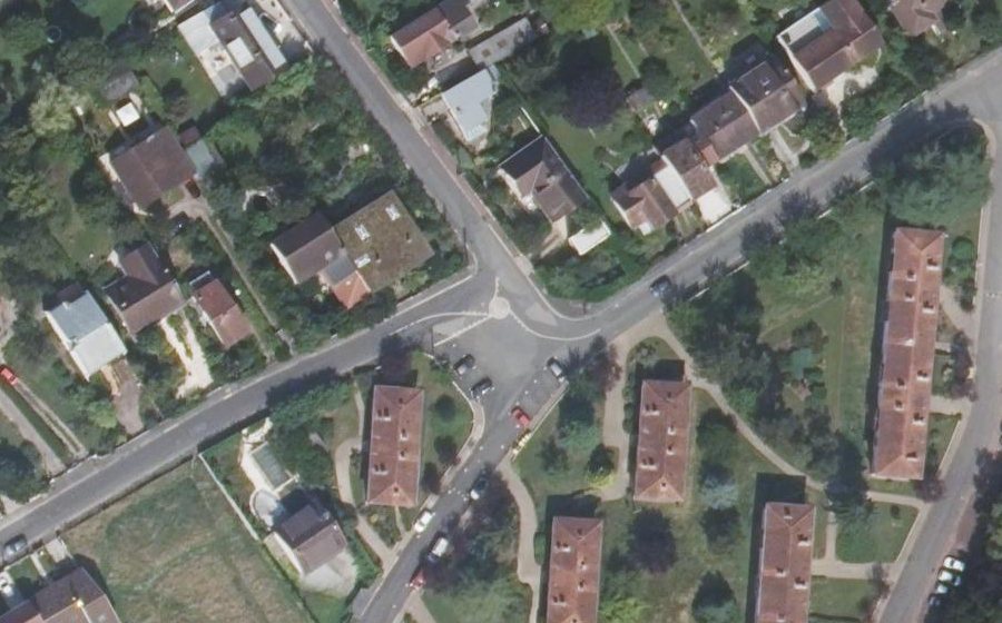 Vue aérienne du Mini-giratoire n°205488077
