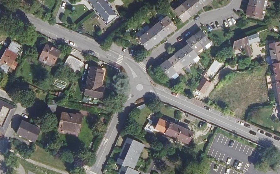 Vue aérienne du Mini-giratoire n°206093767