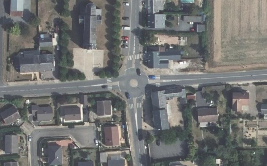 Vue aérienne du Mini-giratoire n°209031830