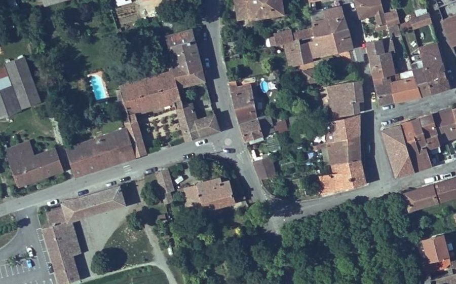 Vue aérienne du Mini-giratoire n°246627843