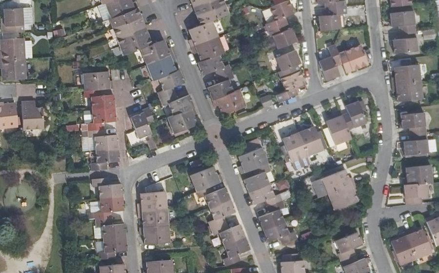 Vue aérienne du Mini-giratoire n°247379004