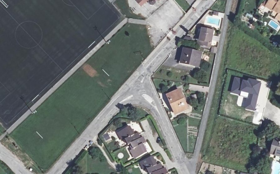 Vue aérienne du Mini-giratoire n°250992250
