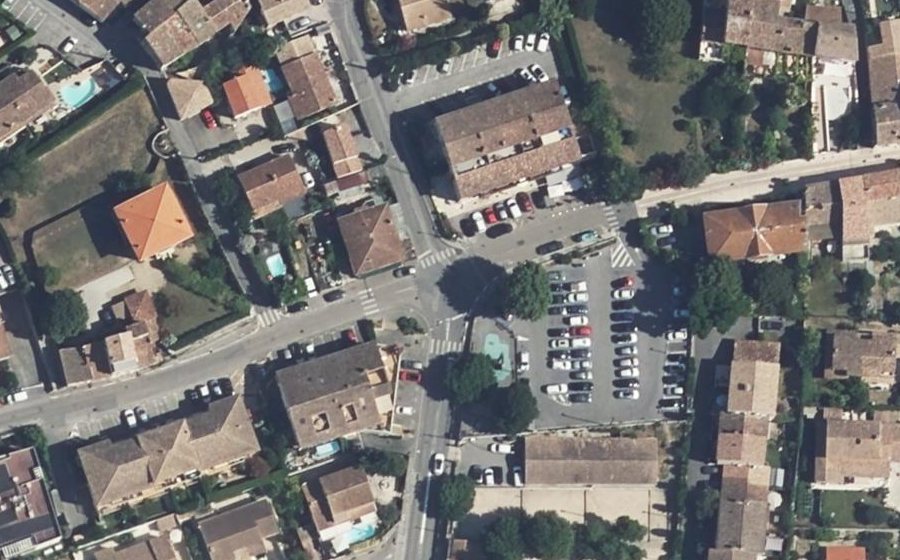 Vue aérienne du Mini-giratoire n°251216717