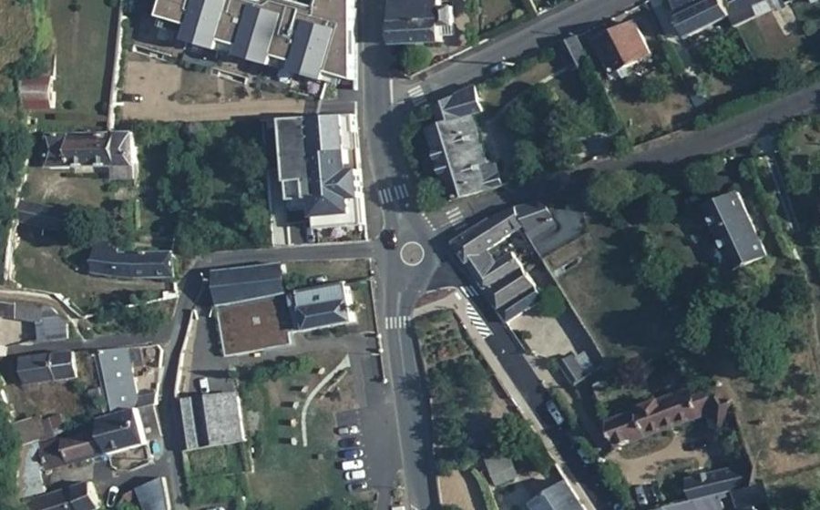 Vue aérienne du Mini-giratoire n°252821821