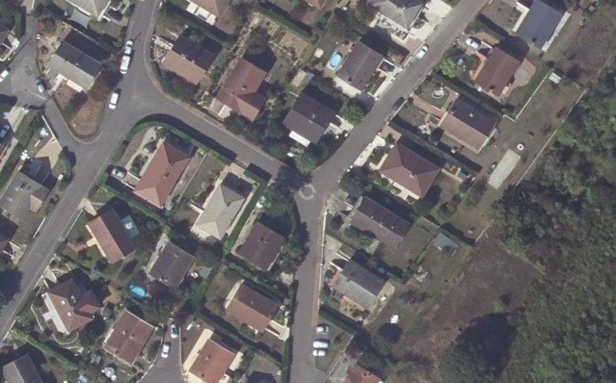 Vue aérienne du Mini-giratoire n°254107806