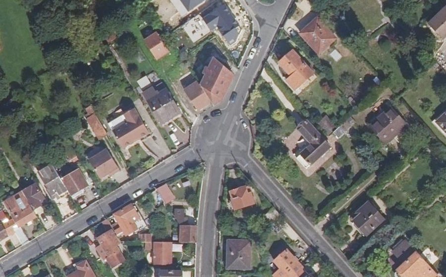 Vue aérienne du Rond-Point du Néflier