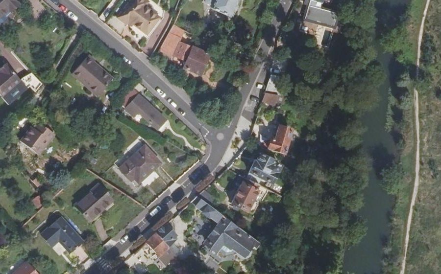 Vue aérienne du Mini-giratoire n°255423324