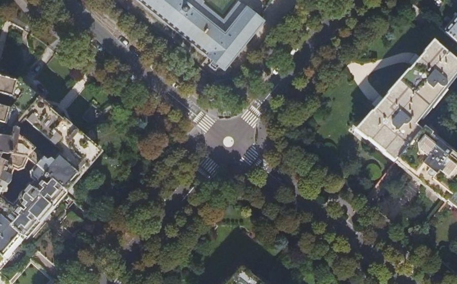 Vue aérienne du Mini-giratoire n°255448635