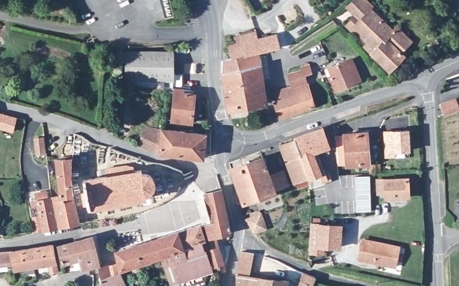 Vue aérienne du Mini-giratoire n°255799935