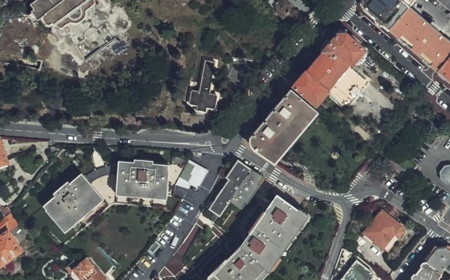 Vue aérienne du Mini-giratoire n°257151255