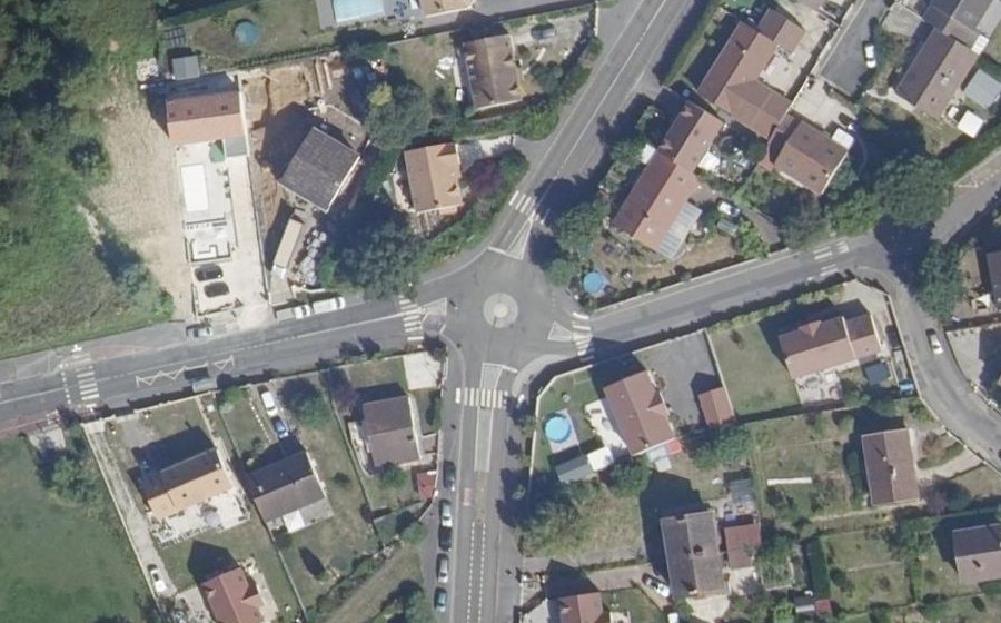 Vue aérienne du Mini-giratoire n°257384062
